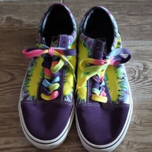 Vans Old Sko Mysterioso Multicolor Tie-Dye Sneakers Men's Size 9.5